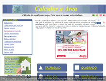 Tablet Screenshot of calcularaarea.com